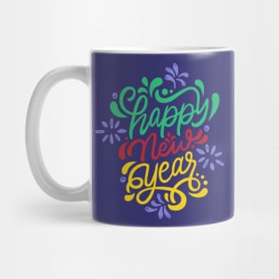 Vibrant and Festive Happy New Year Mug